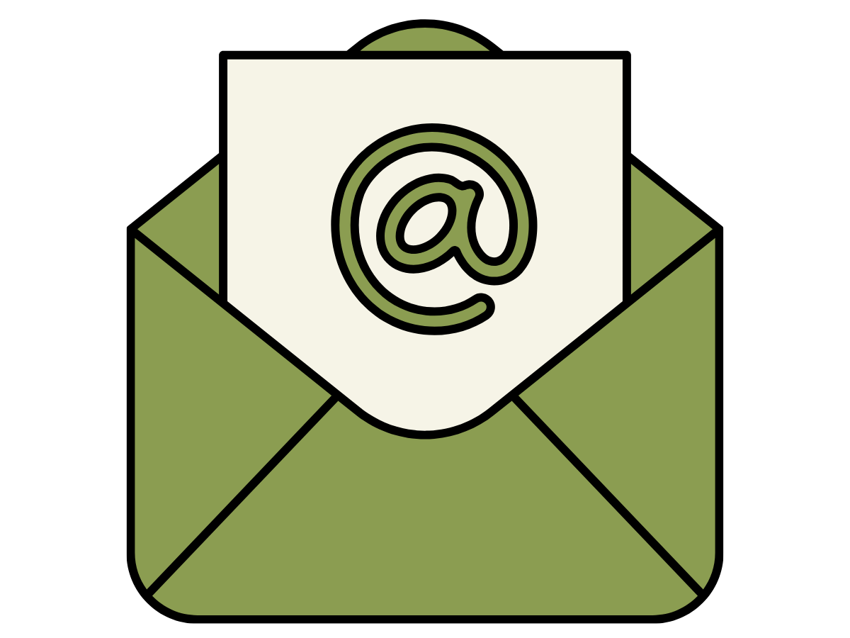 Illustration eines Briefumschlags